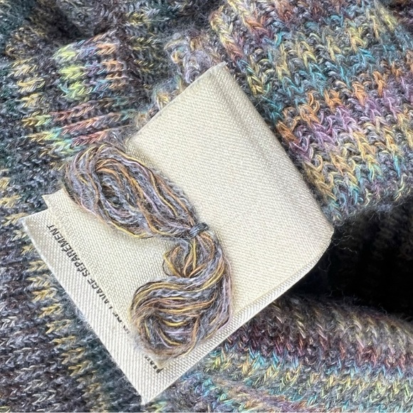 Moth Y2K Fit Space Dye Swing Striped Sweater In Size Small - Picture 5 of 8